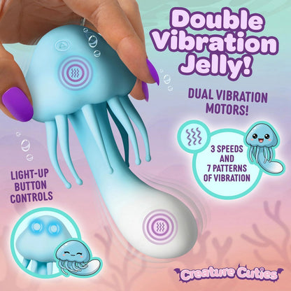 XR Creature Cuties Jellyvibe Double-Ended Dual Motor Vibrator
