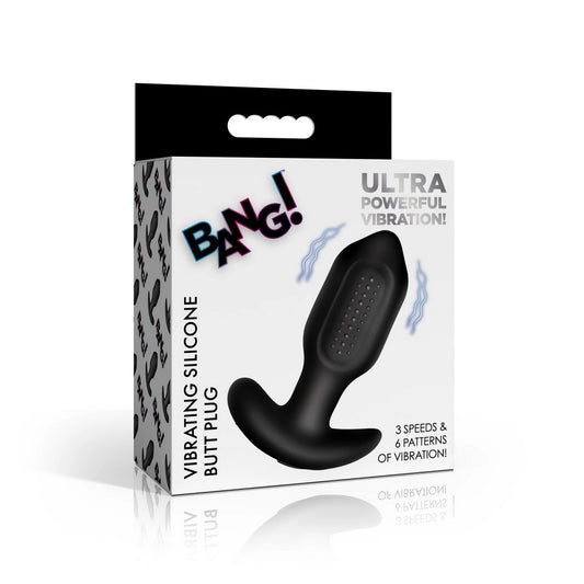 The Bang! Vibrating Silicone Butt Plug