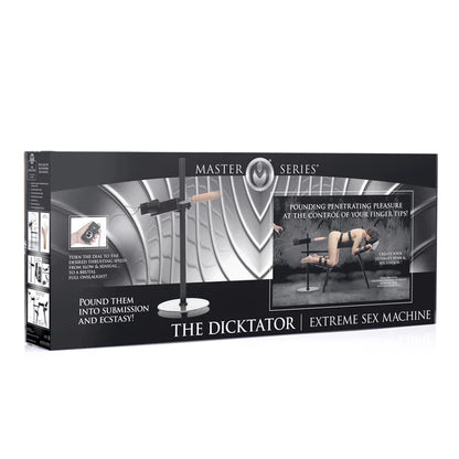 Master Series Dicktator Extreme adjustable thrusting sex machine with stand