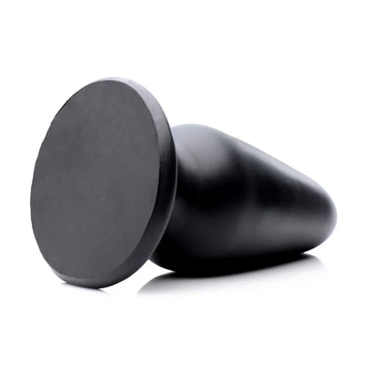 Gigantor XXXL Tapered Butt Plug – Black Extreme-Size Anal Plug (12.5 Inches)