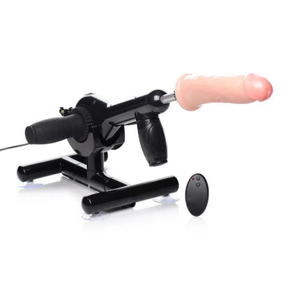 Pro-Bang thrusting sex machine with wireless remote and suction cup base