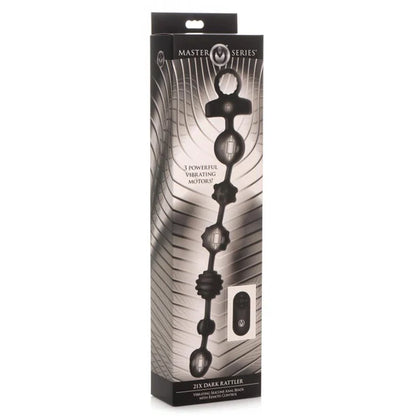 Master Series 10X Dark Rattler Vibrating Silicone Beads