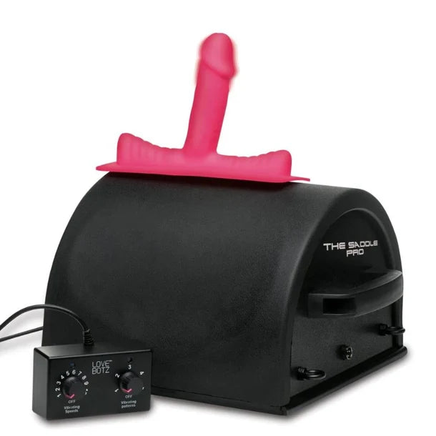 50X Saddle Pro Ride-On Sex Machine with 4 Attachments
