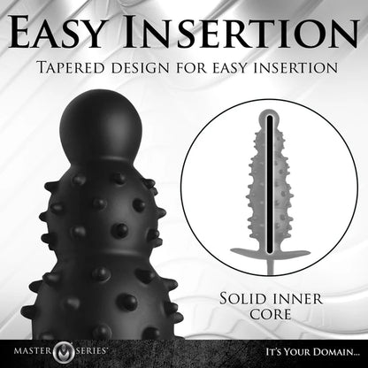 Ass Puffer Nubbed Inflatable Silicone Plug