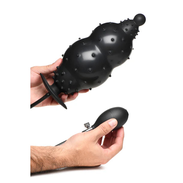 Ass Puffer Nubbed Inflatable Silicone Plug