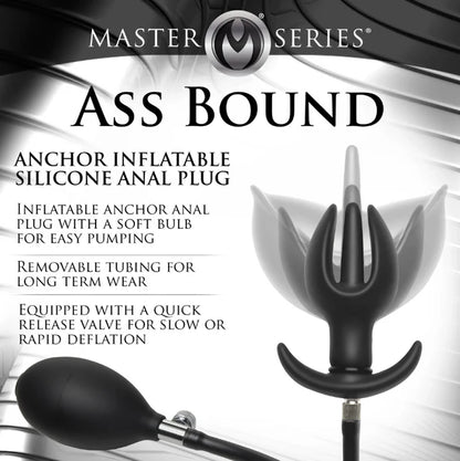 Ass Bound Anchor Inflatable Silicone Plug