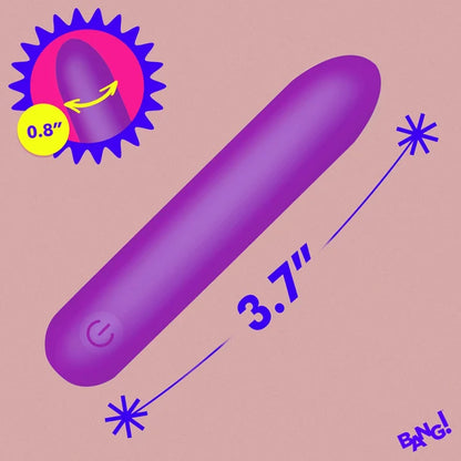Bang! Tapered Flexible Silicone Bullet Vibrator