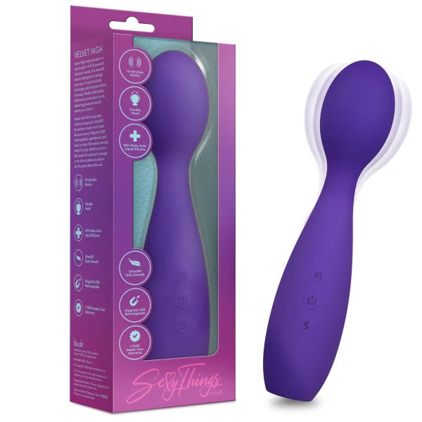 Blush Sexy Things Velvet High Wand Massager