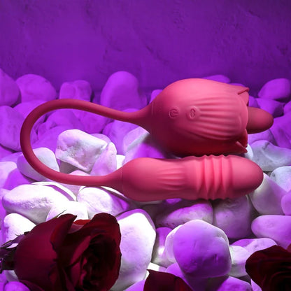 Evolved Wild Rose Dual-Motor Thrusting & Flicking Vibrator
