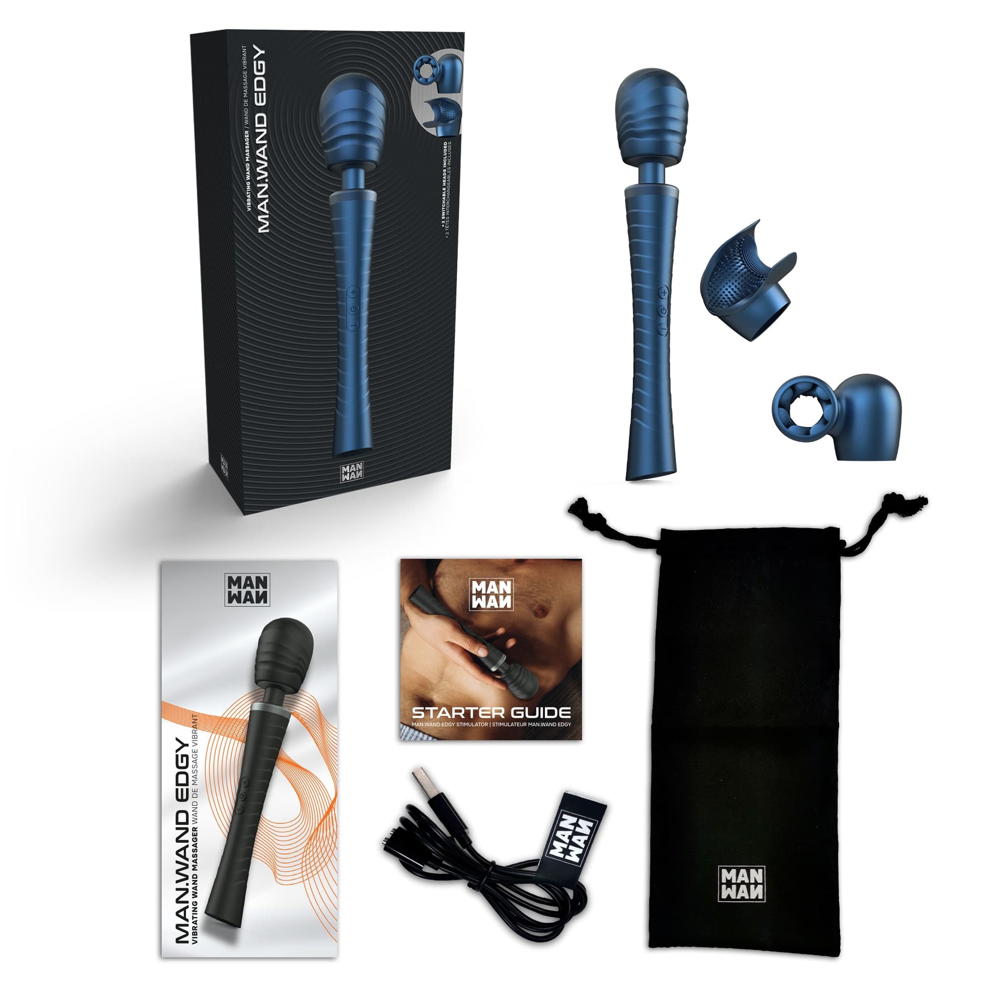 MAN.WAND Edgy Stellar Vibrating Wand