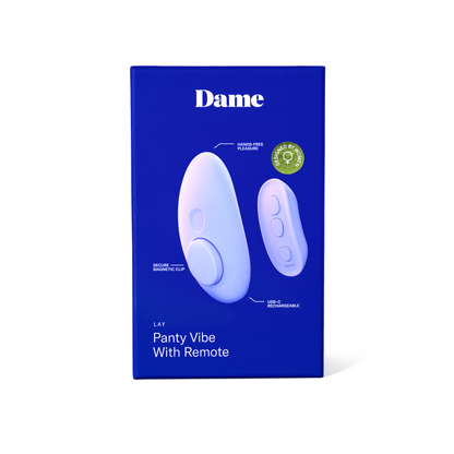 Dame Lay Panty Vibrator with Remote Control
