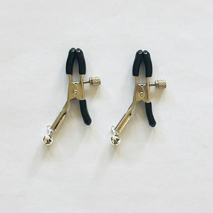 Adjustable Nipple Clamps with Rubber Tips – Stainless Steel