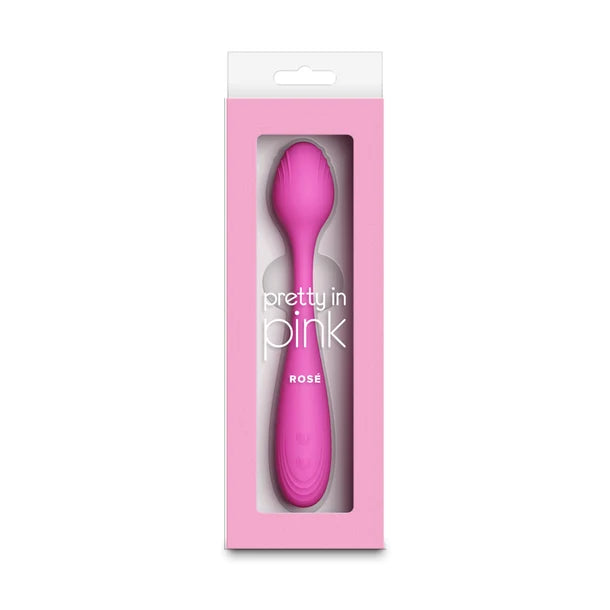 Pretty in Pink Rosé Poseable Dual-Motor Vibrator