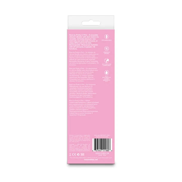 Pretty in Pink Rosé Poseable Dual-Motor Vibrator