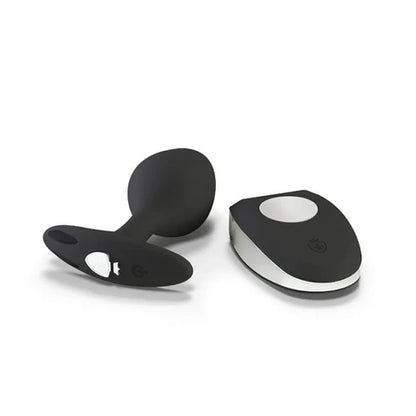 Mystim Rocking Vibe e-stim vibrating prostate plug in black silicone