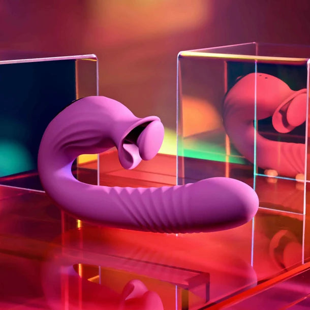 Evolved Deep Ecstasy Thrusting & Rotating Clitoral Vibrator
