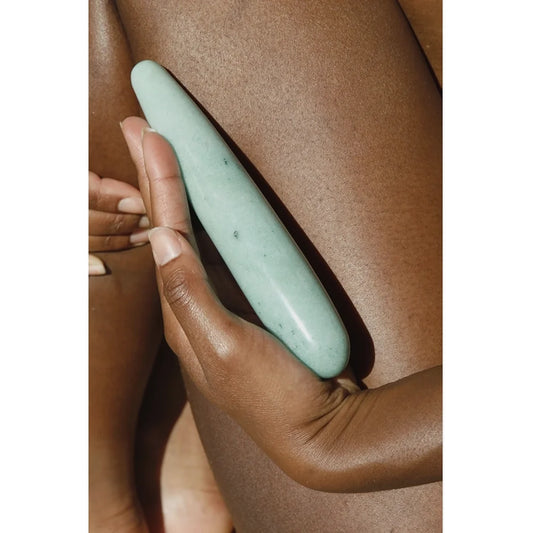 Chakrubs Indian Jade Aventurine Slim Crystal Wand