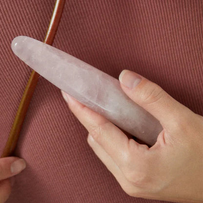 Chakrubs Heart Slim – Rose Quartz Crystal Wand