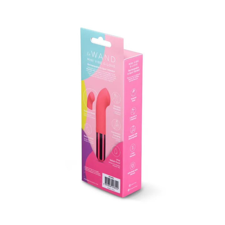 Le Wand Mini Vibe G-Love textured G-spot vibrator with silicone body