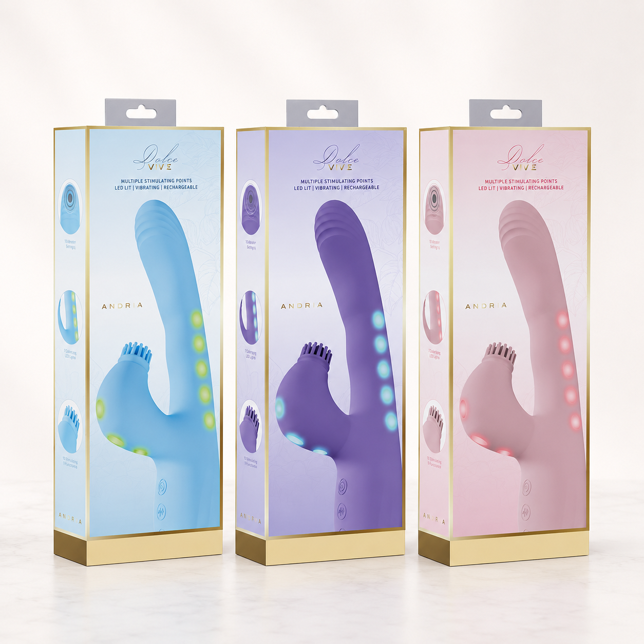Shots VIVE Andria Dual-Motor Vibrator