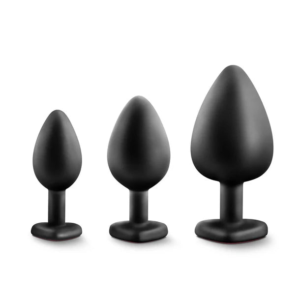 Luxe Bling Plugs Training Kit with Red Gem