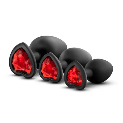 Luxe Bling Plugs Training Kit with Red Gem