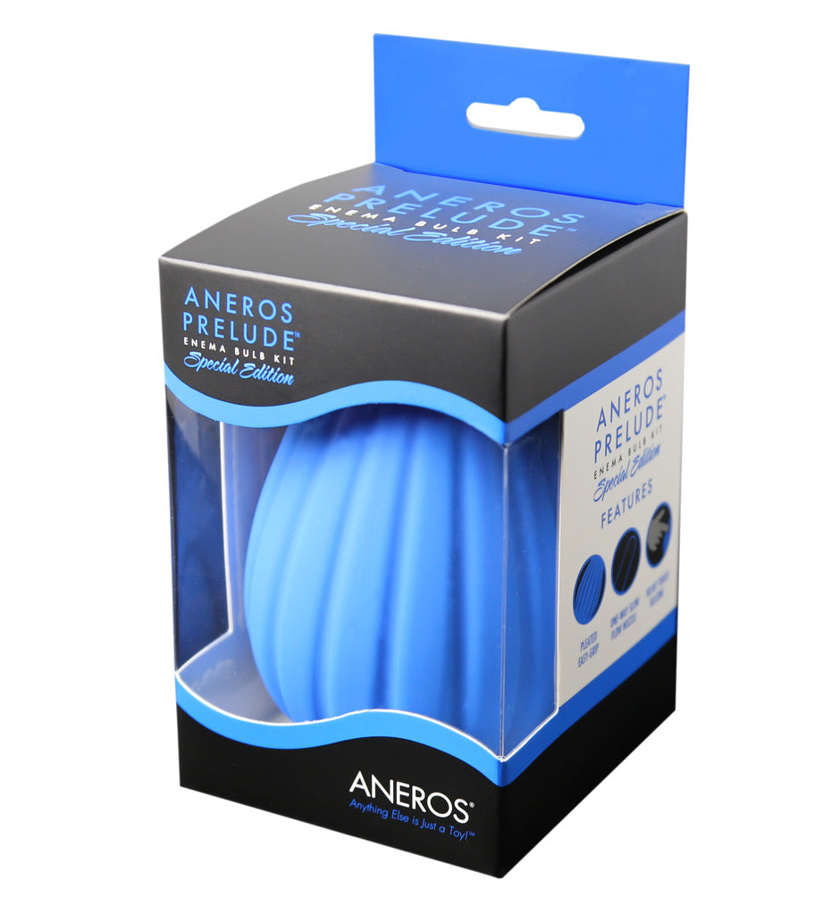 Aneros Prelude Enema Bulb Kit – Blue Limited Edition