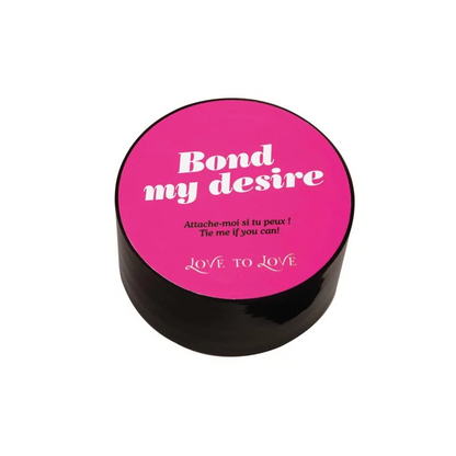 Love To Love Bond My Desire Bondage Tape – 2-Pack Black Rolls