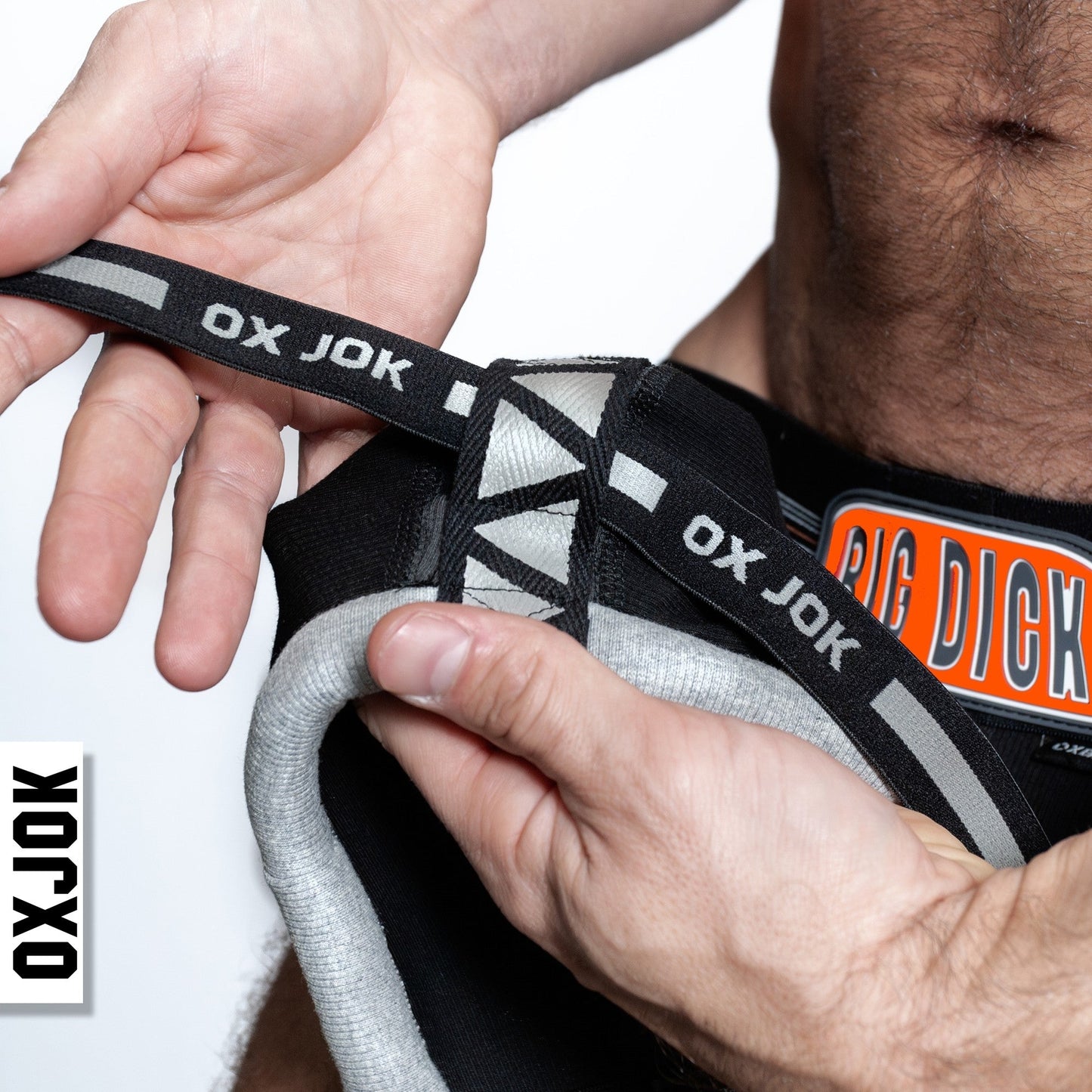 Oxballs Oxjok Big Dick Bulger Jockstrap – Black Iron