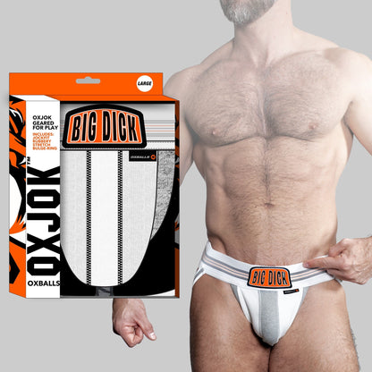 OXBALLS  BULGER  The Big Pouch Jock -  White Snow - Medium