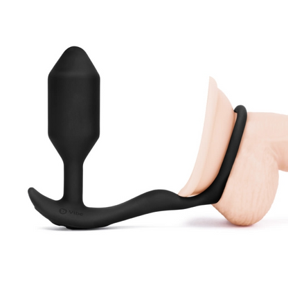b-Vibe hybrid anal toy with 3-in-1 stimulation design
