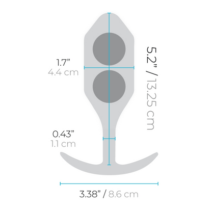 b-Vibe Snug Plug 4 Weighted Butt Plug
