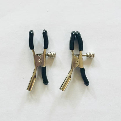 Adjustable Nipple Clamps with Rubber Tips – Stainless Steel