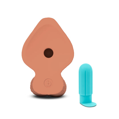 b-Vibe Slipskin Girthy 9-Inch Realistic Silicone Dildo