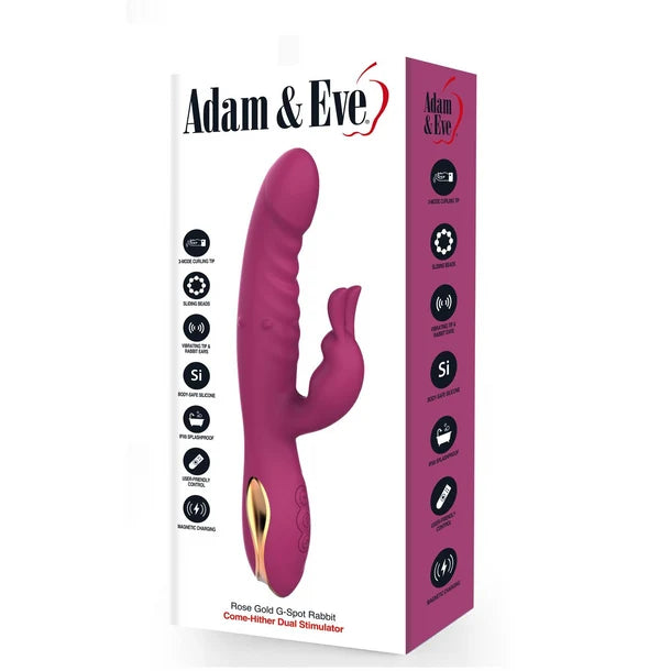 Adam & Eve Rose Gold G-Spot Rabbit Vibrator