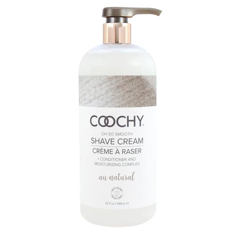 Coochy Shave Cream Au Natural  - 0.5oz / 3.4oz / 7.2oz / 12.5oz / 32oz