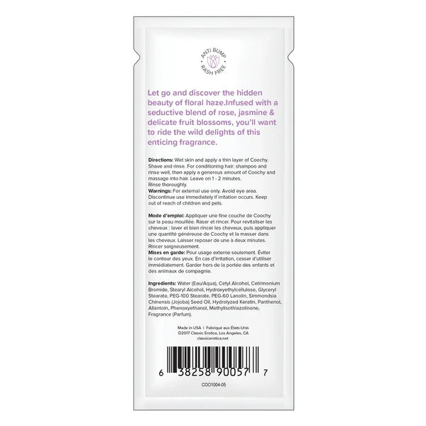 Coochy Shave Cream – Floral Haze - Travel Size 0.5oz / 15mL - 10 Packs