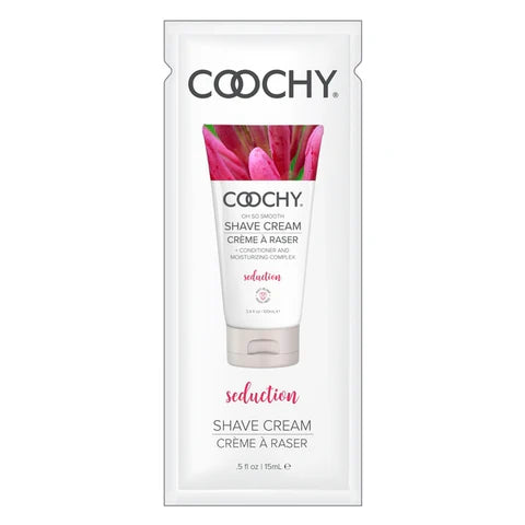 Coochy Shave Cream – Seduction - 3.4oz/7.2oz/12.5oz/32oz/0.5oz