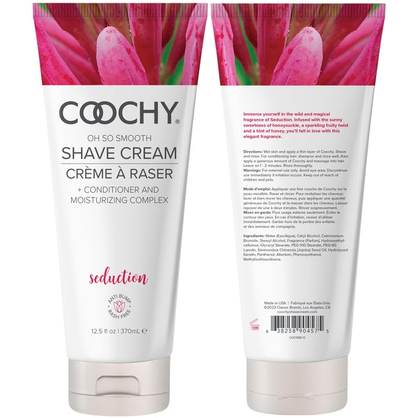 Coochy Shave Cream Seduction - 12.5oz / 370mL