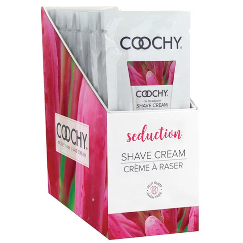 Coochy Shave Cream – Seduction - 3.4oz/7.2oz/12.5oz/32oz/0.5oz