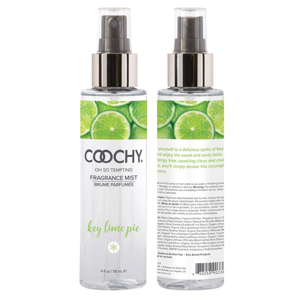Coochy Body Mist – Key Lime Pie Fragrance - 4oz