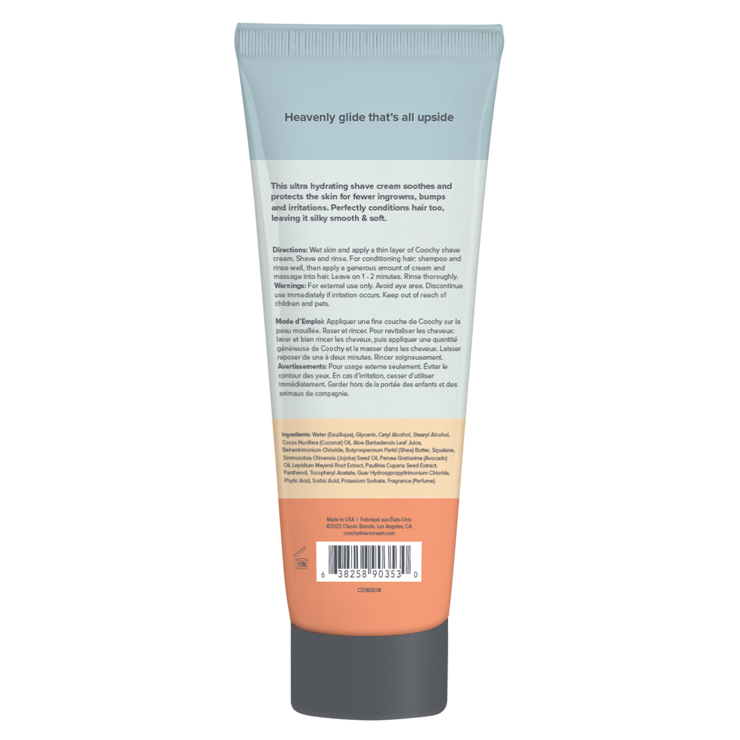 Coochy Ultra Hydrating Shave Cream – Mango Coconut (8.5 oz)