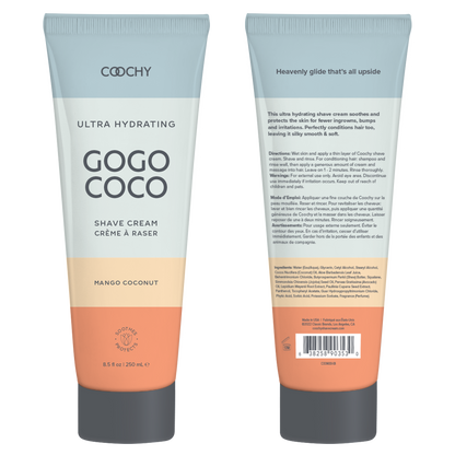 Coochy Ultra Hydrating Shave Cream – Mango Coconut (8.5 oz)