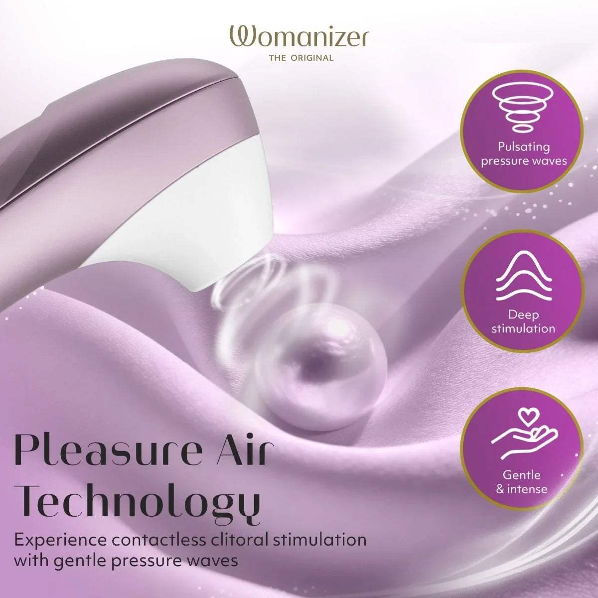 Womanizer Pro Pleasure Air Clitoral Stimulator