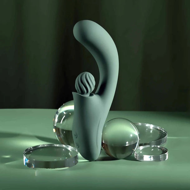 Evolved Spiral Charm Dual-Stimulation Clitoral Vibrator