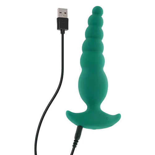 Evolved Gender X The Rattler vibrating twirling anal toy silicone rechargeable IPX6