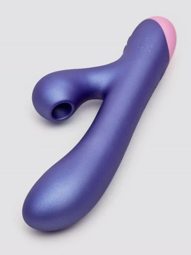 Romp Pulse rabbit vibrator – dual motor toy with Pleasure Air clitoral suction