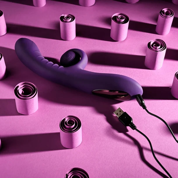Playboy Curlicue Dual-Motor Rabbit Vibrator