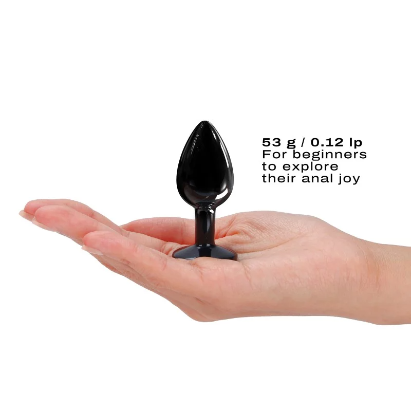 Dorcel Diamond Anal Plug – Black/ Gold - Small
