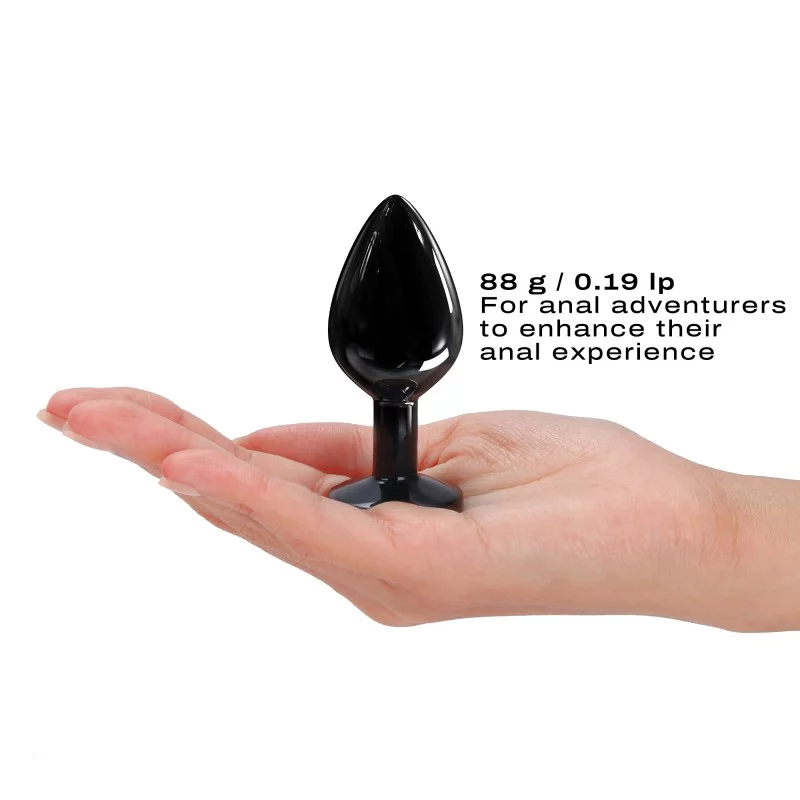Dorcel Diamond Anal Plug – Black/ Gold - Medium